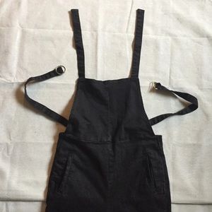 Black overalls